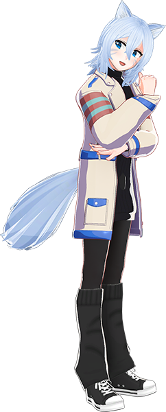 My current vtuber model, with a fresh new outfit!