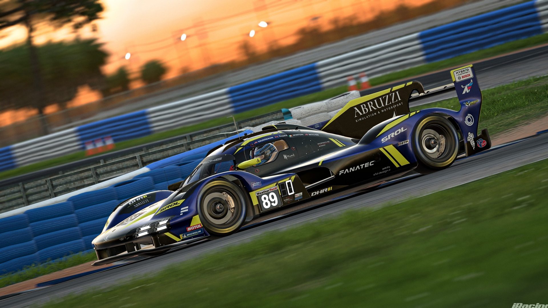 Custom Doug Henson Racing livery design for Sebring 12 Hours - Porsche 963 (2026). Brand new for Sebring. Alex, Witcher, George and I piloted this to victory in the 2026 iRacing Sebring 12 Hours.